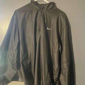 Nike Golf Tiger Woods Pullover Windbreaker Black Quarter Zip